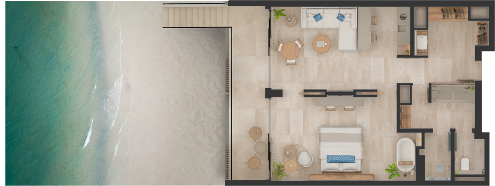  Grundriß Hotel-Suite