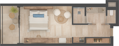 Grundriss Hotel-Appartement 